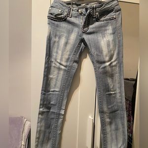 VINTAGE STRAIGHT BLUE JEANS